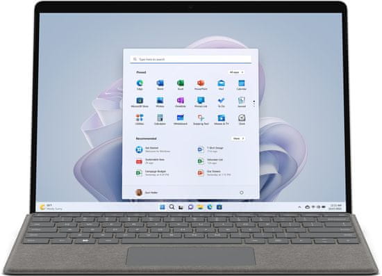 Microsoft Surface Pro 9, platinová (QIX-00006)