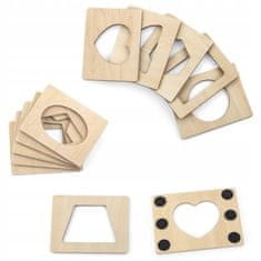 Viga Toys Dřevěná magnetická puzzle šavle VIGA