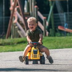 Falk FALK FALK Baby Komatsu Žlutý traktor s přívěsem