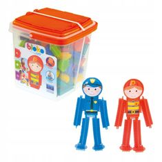 Mochtoys MOCHTOYS Klocki Jeżyki Pin Bricks EMERGENCY 2 Obr