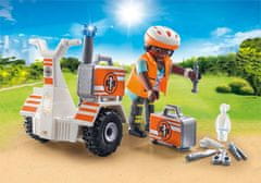 Playmobil 70052 Zásahová dvoukolka záchranářů se světly