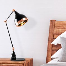 ASIR GROUP ASIR Stolní lampa YILDO černá měděná