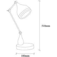 ASIR GROUP ASIR Stolní lampa YILDO černá měděná