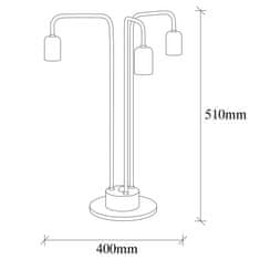 ASIR GROUP ASIR Stolní lampa MUM zlatá černá