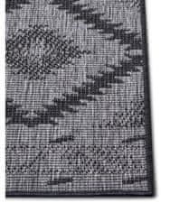 NORTHRUGS Kusový koberec Twin Supreme 105459 Malibu Night Silver – na ven i na doma 80x150