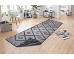 NORTHRUGS Kusový koberec Twin Supreme 105459 Malibu Night Silver – na ven i na doma 80x150