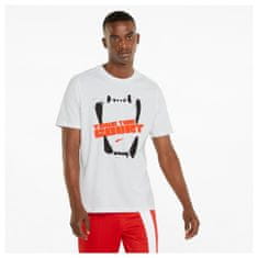 Puma Pánské tričko 4th Quarter SS Tee XL Bílá