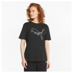 Puma Dámské tričko HER International W Day Graphic Tee S Černá