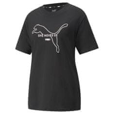 Puma Dámské tričko HER International W Day Graphic Tee S Černá