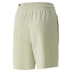 Puma Dámské šortky HER 7" High-Waist Shorts XS Světle zelená