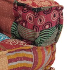 Petromila Modulární pouf s polštářem patchwork textil