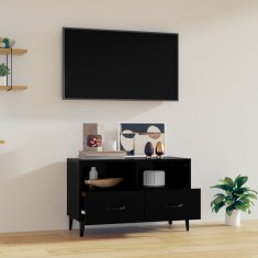 Vidaxl TV skříňka černá 80 x 36 x 50 cm kompozitní dřevo