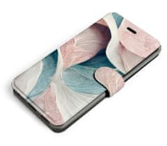 Mobiwear Flip pouzdro na mobil Samsung Galaxy S10 - VP33S Růžový a zelenkavý mramor