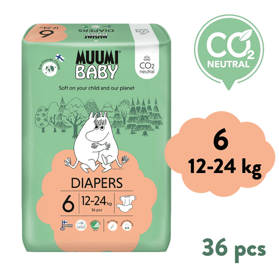 MUUMI BABY 6 Junior (12-24 kg) 36 ks