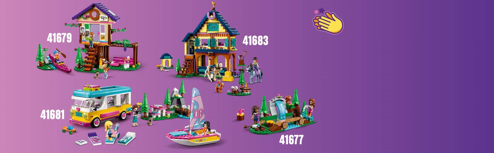 LEGO Friends 41677 Vodopád v lese