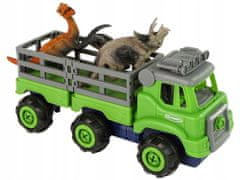 Lean-toys Transportní vůz dinosaurů. Šroubovák. Šroubovák