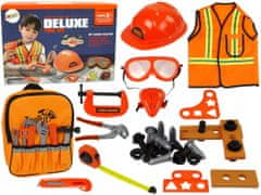 Lean-toys DIY Kit Backpack Helmet Tools Orange