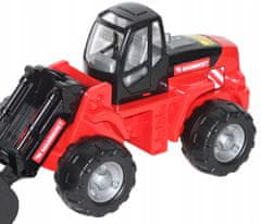 Lean-toys Nakládací rypadlo AMMOET, 49 cm pískový traktor