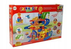 Lean-toys Parkování na 5 úrovních. Posuňte 85 prvků