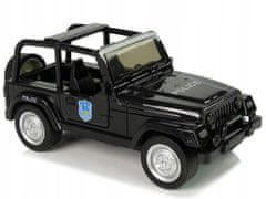 Lean-toys Terénní auto Police Auto Black