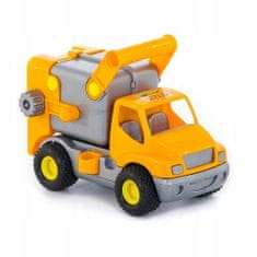 Lean-toys Auto Popelářský Vůz Oranžový Construck 44846