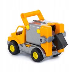 Lean-toys Auto Popelářský Vůz Oranžový Construck 44846