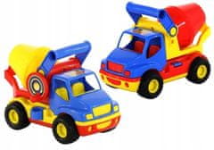 Lean-toys Automobilová míchačka betonu ConsTruck 9692