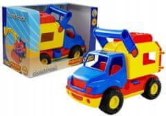 Lean-toys Auto ConsTruck Delivery Van Rubber Wheels 44754