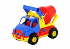 Lean-toys Automobilová míchačka betonu ConsTruck 9692