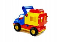 Lean-toys Auto ConsTruck Delivery Van Rubber Wheels 44754