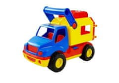 Lean-toys Auto ConsTruck Delivery Van Rubber Wheels 44754