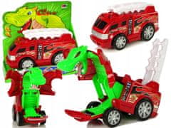 Lean-toys Auto Guard Transformation Dragon 2v1 Firetruck