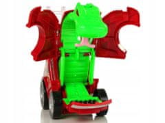 Lean-toys Auto Guard Transformation Dragon 2v1 Firetruck
