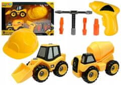 Lean-toys DIY soustružení stavebních vozidel Kit