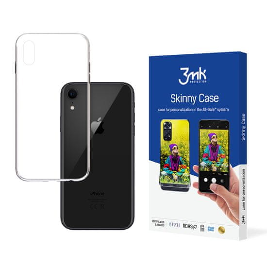 3MK Skinny pouzdro pro Apple iPhone XR - Transparentní KP20189