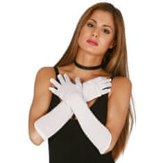 funny fashion Dlouhé rukavice - bílé