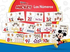 Educa Puzzle Mickey a přátelé: Počítání 10x4 dílků