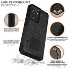 Rokform Kryt Rugged pro Samsung Galaxy S21 Ultra, černý