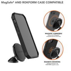 Rokform DUAL Magnet Swivel Dash Mount, MagSafe, otočný nalepovací magnetický držák