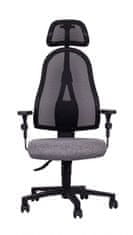 Topstar Kancelářská židle TOPSTAR Open Point SY Plus šedá/černá s opěrkou hlavy