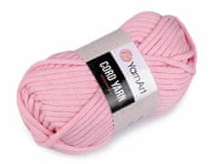 Kraftika 1ks (762) růžová sv. pletací příze cord yarn 250 g