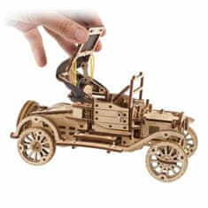 UGEARS 3d dřevěné mechanické puzzle historický automobil