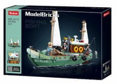 Sluban Modelbricks m38-b1119 rybářská loď ellie