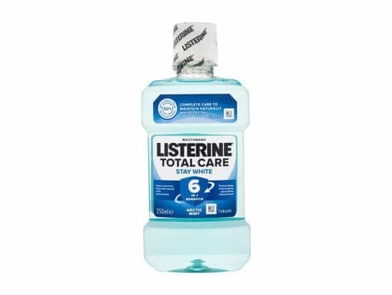 Listerine 250ml total care stay white mouthwash 6 in 1