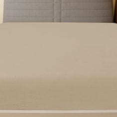 Greatstore Jersey prostěradla 2 ks taupe 160x200 cm bavlna