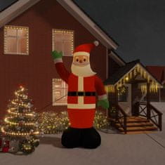 Greatstore Nafukovací Santa Claus s LED diodami 475 cm