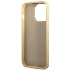 Guess GUHCP14LHGGSHD hard silikonové pouzdro iPhone 14 PRO 6.1" gold Glitter Script