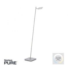 PAUL NEUHAUS PAUL NEUHAUS PURE MIRA LED stojací svítidlo stříbrné, stmívatelné 2700-5000K