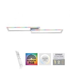 PAUL NEUHAUS LEUCHTEN DIREKT is JUST LIGHT LED stropní svítidlo 72x210cm, stříbrná barva, RGB Rainbow, stmívatelné, CCT RGB plus 2700-5000K