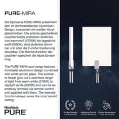 PAUL NEUHAUS PAUL NEUHAUS PURE MIRA LED stojací svítidlo antracit, stmívatelné, nožní vypínač 2700-5000K